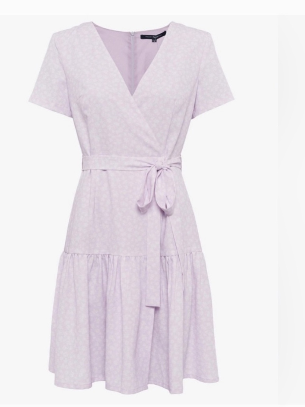 Lavender print French connection dress